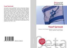 Buchcover von Yosef Sprinzak