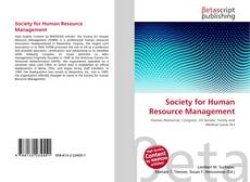 Society for Human Resource Management的封面