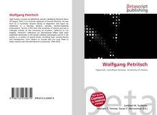 Wolfgang Petritsch的封面