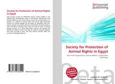 Society for Protection of Animal Rights in Egypt kitap kapağı