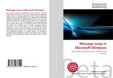 Buchcover von Message Loop in Microsoft Windows