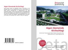 Buchcover von Aigen (Gemeinde Kirchschlag)