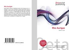 Portada del libro de Rho Aurigae
