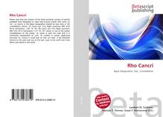 Portada del libro de Rho Cancri