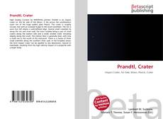 Buchcover von Prandtl, Crater