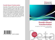 Copertina di Prandtl–Glauert Transformation