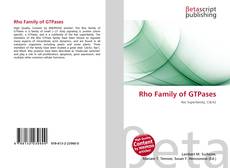 Rho Family of GTPases kitap kapağı