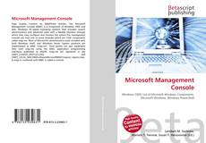 Portada del libro de Microsoft Management Console