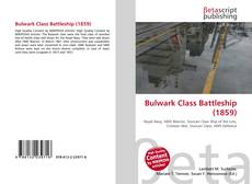 Portada del libro de Bulwark Class Battleship (1859)