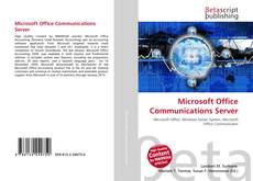 Portada del libro de Microsoft Office Communications Server