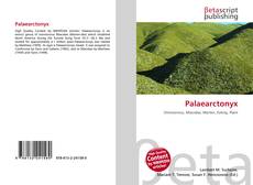 Portada del libro de Palaearctonyx