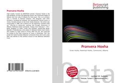 Capa do livro de Pranvera Hoxha 