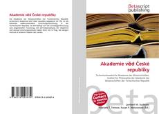 Capa do livro de Akademie věd České republiky 