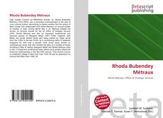 Bookcover of Rhoda Bubendey Métraux