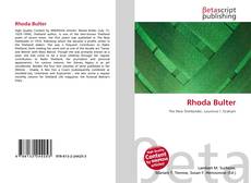 Обложка Rhoda Bulter