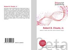 Portada del libro de Robert B. Choate, Jr.