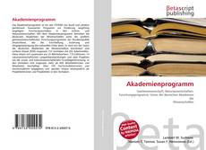 Portada del libro de Akademienprogramm