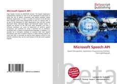 Copertina di Microsoft Speech API
