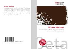 Copertina di Walter Mebane