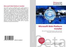 Bookcover of Microsoft Web Platform Installer