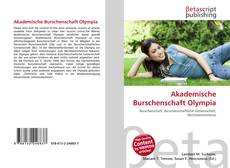 Portada del libro de Akademische Burschenschaft Olympia