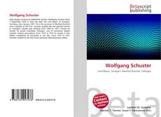 Buchcover von Wolfgang Schuster