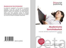 Portada del libro de Akademische Gerichtsbarkeit