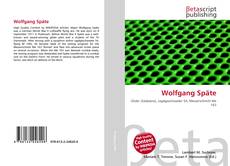 Bookcover of Wolfgang Späte