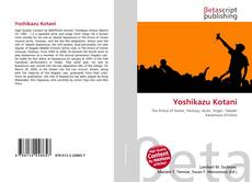 Yoshikazu Kotani kitap kapağı