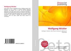 Portada del libro de Wolfgang Wickler