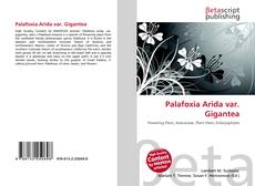 Portada del libro de Palafoxia Arida var. Gigantea