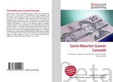 Portada del libro de Saint-Maurice (Lower Canada)