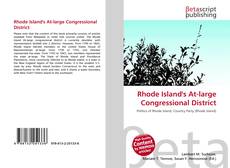 Capa do livro de Rhode Island's At-large Congressional District 