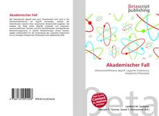Bookcover of Akademischer Fall