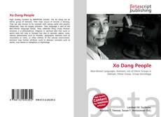 Xo Dang People的封面