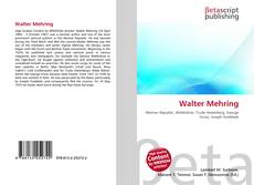 Bookcover of Walter Mehring