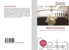 Portada del libro de Ailloud & Dumont