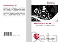Borítókép a  Rhode Island Route 113 - hoz