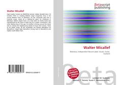 Bookcover of Walter Micallef