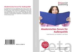 Akademisches Forum für Außenpolitik的封面