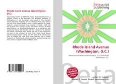 Rhode Island Avenue (Washington, D.C.) kitap kapağı