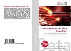 Buchcover von Standardization of Office Open XML