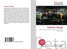 Portada del libro de Yoshino, Nanyo