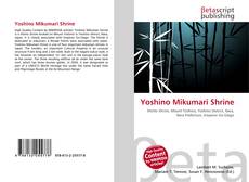 Portada del libro de Yoshino Mikumari Shrine