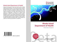 Bookcover of Rhode Island Department of Health