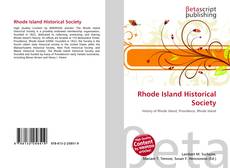 Portada del libro de Rhode Island Historical Society