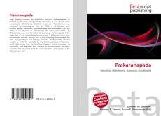 Portada del libro de Prakaranapada