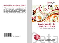 Portada del libro de Rhode Island in the American Civil War