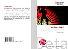 Buchcover von Yoshio Shirai