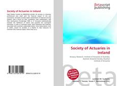Обложка Society of Actuaries in Ireland